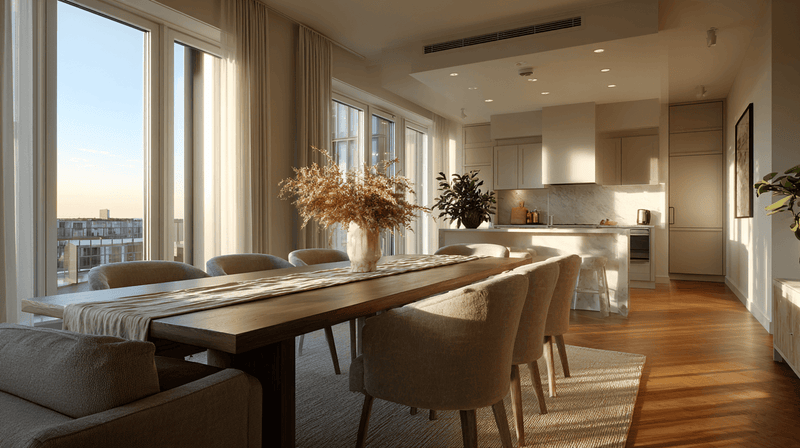 Dining Table Matching Interior
