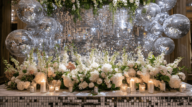 Disco Ball Photo Backdrop