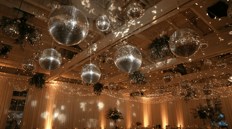 Disco Ball Wedding Decoration