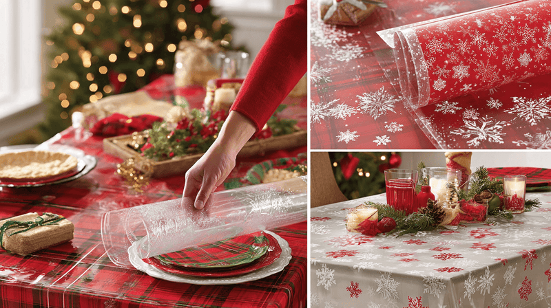 Disposable Christmas Tablecloth