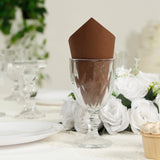 50-Pack Paper Beverage Napkins Cinnamon Brown - 2 Ply Disposable Soft 18GSM Cocktail