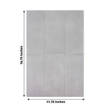 20 Pack | Silver Soft Linen-Feel Airlaid Paper Dinner Napkins