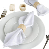 4 Pack | Eco Friendly Natural Wooden Napkin Holder Rings, Disposable