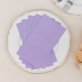 50 Pack 2 Ply Soft Lavender Disposable Party Napkins, Wedding Reception Dinner Paper Napkins