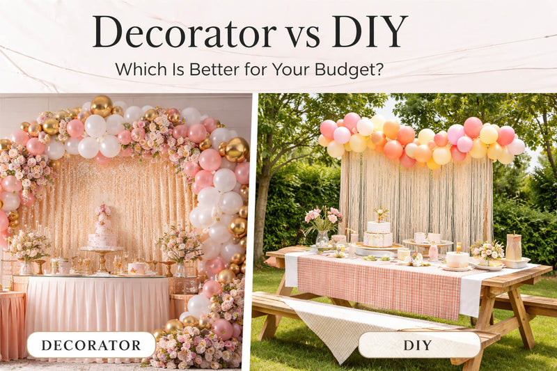 DIY vs Decorators for Event Styling