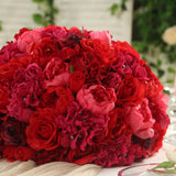 Pre-Arranged Silk Rose Bouquet Floral Arrangement Table Decor