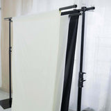 10ft DIY Triple Cross Bars & Mounting Brackets For Backdrop Stands