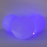 50 Pack Blue Round Mini LED Balls, Waterproof Battery Operated Balloon Lights