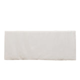 White Fitted Premium Polyester Rectangle Tablecloth 6ft Table Cover