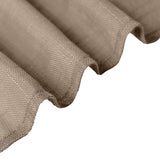 Taupe Rectangular Tablecloth, Linen Table Cloth With Slubby Textured, Wrinkle Resistant