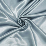 108" Dusty Blue Satin Round Tablecloth#whtbkgd