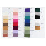 Scuba Polyester Fabric Sample Book - 30 Colors, High-Quality Swatches for Upholstery