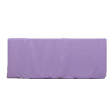 Lavender Lilac Fitted Polyester Rectangle Tablecloth 6ft Table Cover For 72x30inch Tables