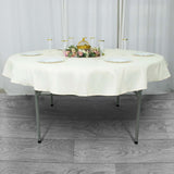 70" Ivory Premium Polyester Round Tablecloth - 220GSM