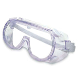 Adjustable Scratch Resistant Safety Goggles, Protective Eyewear With Anti Fog Coating & Air Vents