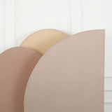 7ft Matte Nude Spandex Half Moon Chiara Backdrop Stand Cover