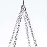 4 Panel White Ceiling Drape & Stainless Steel Hanging Hoop Hardware Kit + FREE Installation Tool Kit