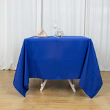 70"x70" Royal Blue Premium Polyester Square Tablecloth - 220GSM