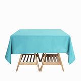 Turquoise Polyester Square Tablecloth 70"x70"