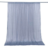 8ftx8ft Dusty Blue Sequin Event Background Drape, Photo Backdrop Curtain Panel