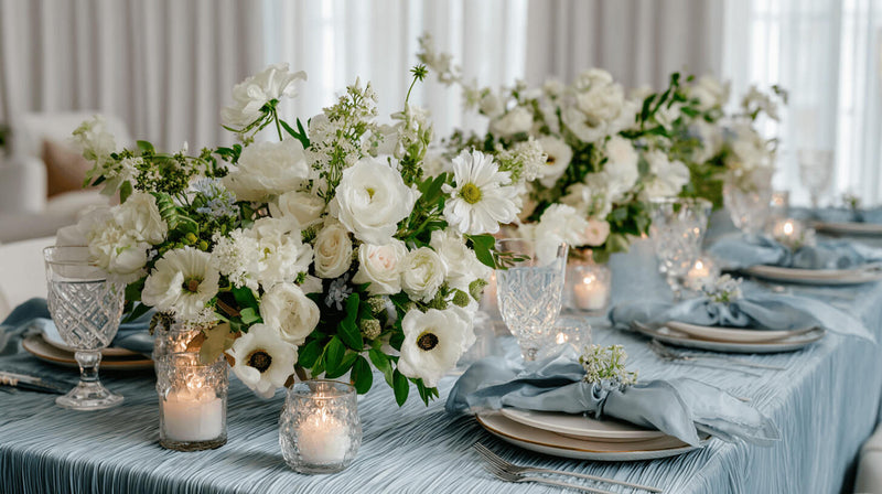 Dusty Blue Garden Baby Shower Theme