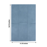 20 Pack | Dusty Blue Soft Linen-Feel Airlaid Paper Dinner Napkins