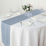 12"x108" Dusty Blue Polyester Table Runner