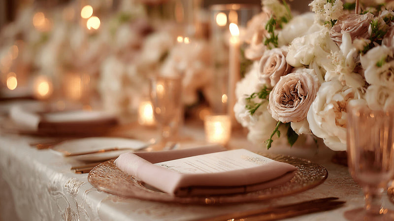 Dusty Rose Elegant Baby Shower Theme