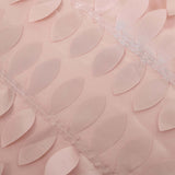 8ftx8ft Dusty Rose 3D Leaf Petal Taffeta Fabric Photography Backdrop Drape, Event Curtain Panel