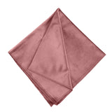 5 Pack | Dusty Rose Premium Sheen Finish Velvet Cloth Dinner Napkins | 20inch x 20inch