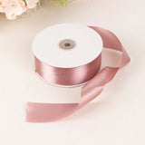 50 Yards 1.5inch Dusty Rose Single Face Decorative Satin Ribbon