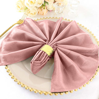Elevate Your Tablescape with Dusty Rose Dinner Napkins