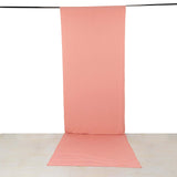 Dusty Rose 4-Way Stretch Spandex Photography Backdrop Curtain with Rod Pockets, Drapery Panel