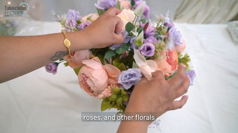 Pastel flower arrangement for Easter decor