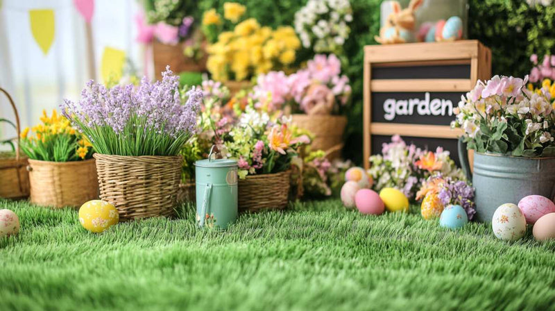easter backdrop ideas- garden inspired