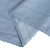 120inch Dusty Blue Premium Scuba Wrinkle Free Round Tablecloth, Scuba Polyester Tablecloth