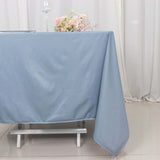 70" Dusty Blue Premium Scuba Wrinkle Free Square Tablecloth, Scuba Polyester Tablecloth