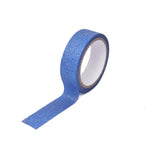 5 Pack | 0.5inch x 5 Yards Royal Blue Washi DIY Craft Glitter Tape