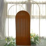 5ft Cinnamon Brown Spandex Fitted Wedding Arch Cover