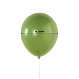 50 Pack Matte Pastel Dusty Sage Green Biodegradable Balloons 12inch, Round Eco-friendly