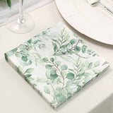 20 Pack | Green Foliage Eucalyptus Leaves Design Cocktail Napkins