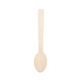 25 Pack | 7inches Eco Friendly Bamboo Disposable Picnic Spoons, Cutlery