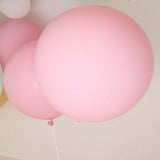 2 Pack | 32inch Large Matte Pastel Blush Helium or Air Latex Balloons