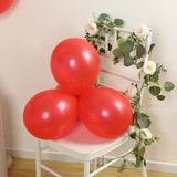 50 Pack Red Biodegradable Balloons, Thickened Extra Strong Eco-friendly Latex Helium