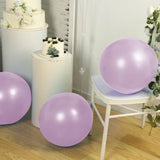 10 Pack Lavender Lilac Biodegradable Balloons, 18" Thickened Extra Strong Eco-friendly Latex