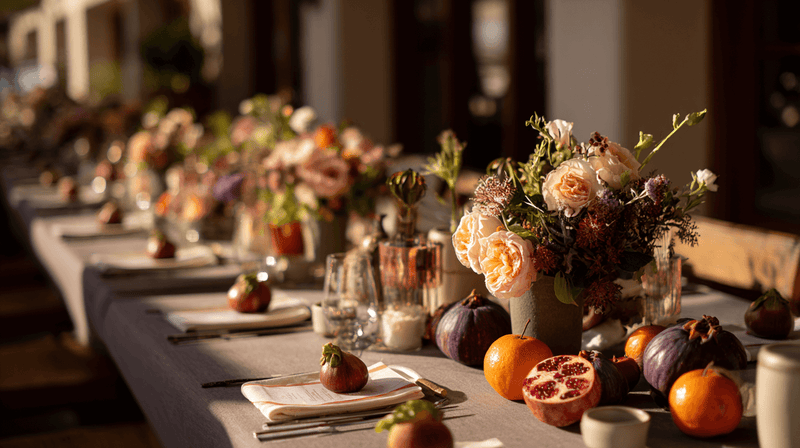 Edible Harvest Inspired Wedding Decor