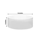 14inch Round Acrylic Transparent Fillable Display Box Cake Stand