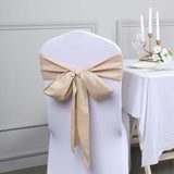 5 Pack | Nude Polyester Chair Sashes - 6inch x 108inch