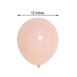 25 Pack | 12inch Matte Pastel Blush Helium or Air Latex Party Balloons