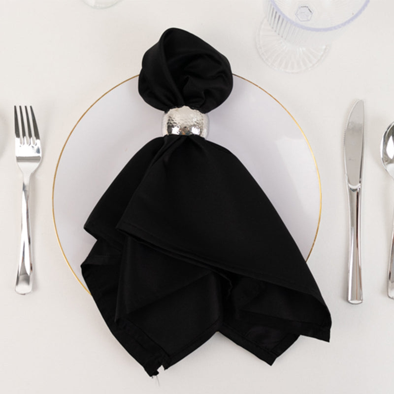 Black Napkins